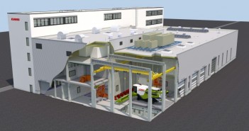Changes at Claas New test centre claas 700
