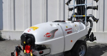 New range of precision orchard sprayers from Kuhn OKTOPUS trailed