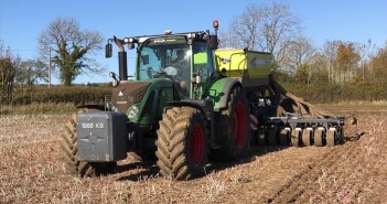 Open day showcases crop competition for black-grass suppression Drilling at the Mollington site