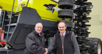 C&O Tractors take on Opico’s HE-VA and SKY Brands (left to right) Charles Bedforth, sales manager, Opico with Dick Spencer, sales director, C&O Tractors