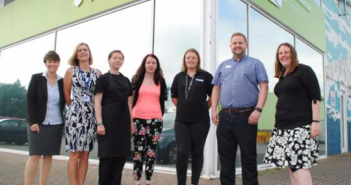 Frontier helps fund apprenticeships for Lincolnshire charity Pictured from left to right are: Lydia Martin, early careers development advisor at Frontier Agriculture; Nicola Hall, Key account manager for Lincoln College; apprentices Cecily Mumby, Laura Fisher and Rebecca May; Matt Brown, resourcing manager at Lincolnshire Co-op; Rachell Elvidge, senior financial accountant at Frontier Agriculture.