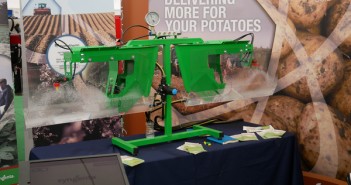 Best practice for potato in-furrow treatment New Amistar applicator demo set up mr