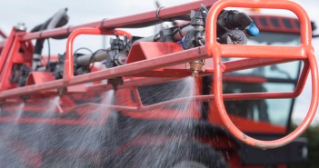 Farmers move to improve pre-em applications TTI 90% nozzles close up