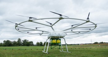 Heavy-lift utility drone for agriculture VoloDrone sprayer A