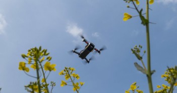 New AI can analyse crop performance Skippy Scout Mavic air above OSR