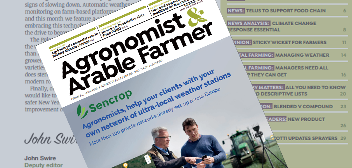 Agronomist & Arable Farmer December 2020