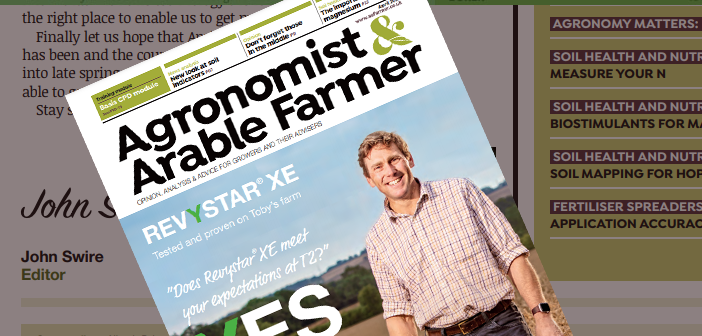 Agronomist & Arable Farmer April 2021