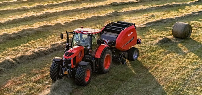 Kubota awarded silver medal for tractor and baler TIM combination