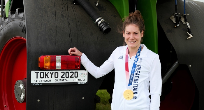 ‘Kent farm sprayer commemorates Olympic gold’