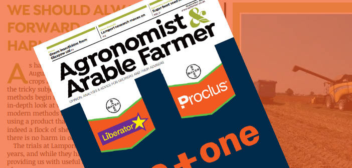 Agronomist & Arable Farmer September 2021
