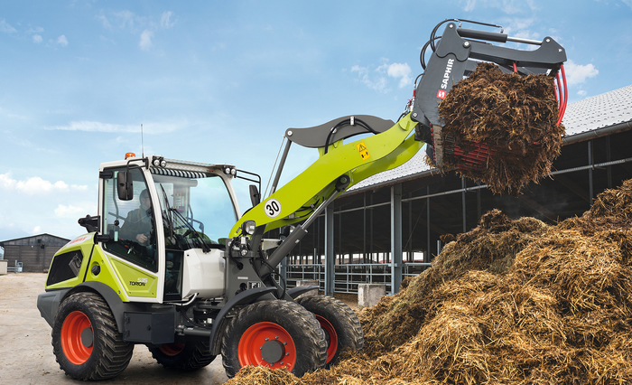 More performance and a new entry-level model for compact TORION agricultural wheel loaders from CLAAS