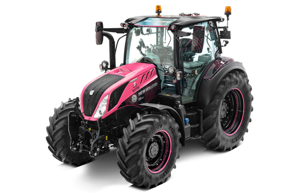 New Holland tractor wears the leader’s jersey at the Giro d’Italia