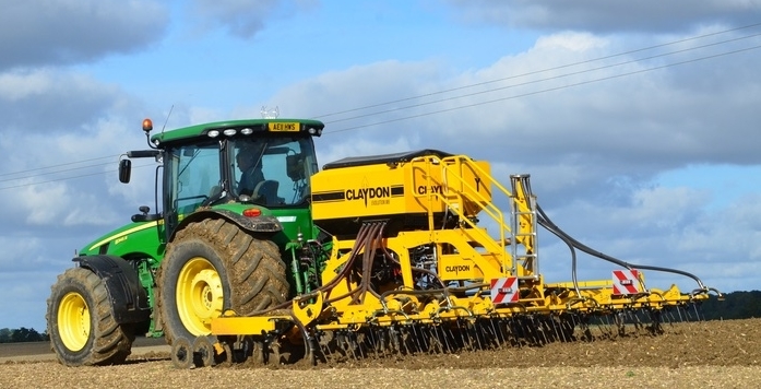 Claydon to exhibit its new Evolution mounted drills  and 9m Straw Harrow at Cereals 2022