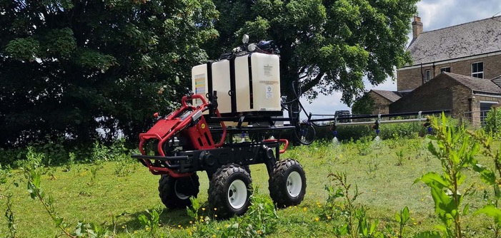 Martin Lishman Collaborates With Manterra To Produce A Fully Autonomous Unmanned GPS Sprayer