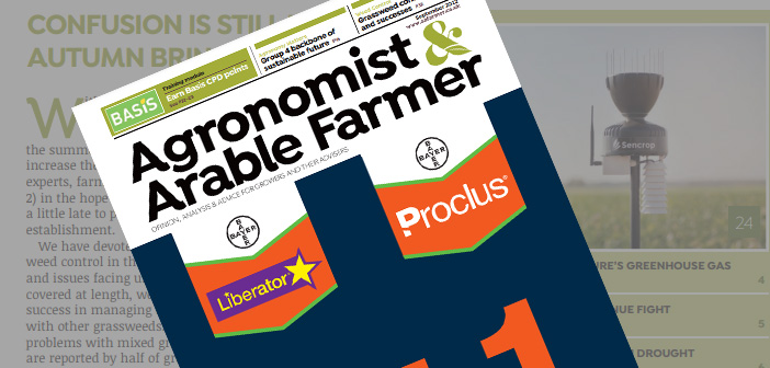 Agronomist & Arable Farmer September 2022