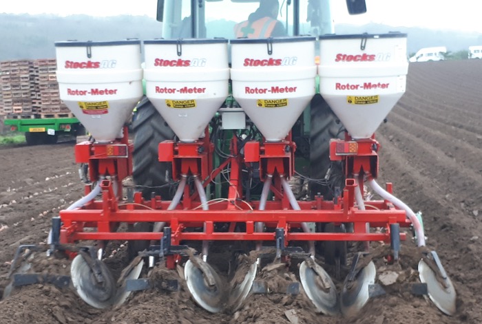 Stocks AG’S rotor meter saves the Jersey Royal Company £300,000 through targeted fertiliser application