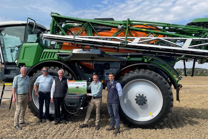 Robert Davidson & Son take delivery of the 75,000th Amazone sprayer