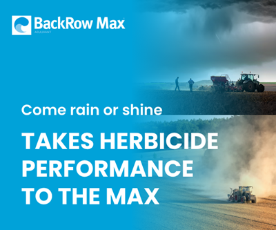 Secure residual herbicide success with Backrow Max