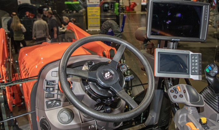 Kubota introduced Topcon auto-steer options at LAMMA 2023