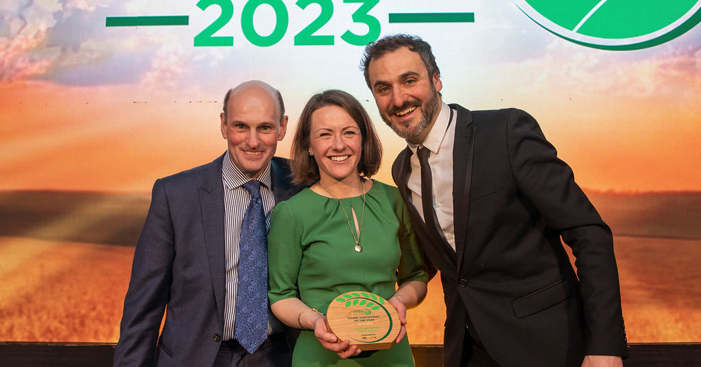 Alice Andrews claims Young Agronomist of the year award