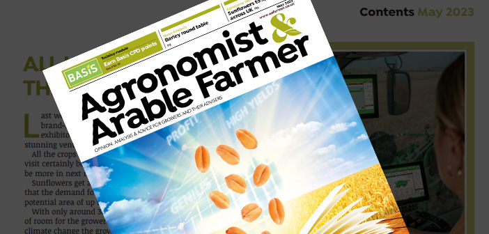 Agronomist & Arable Farmer May 2023