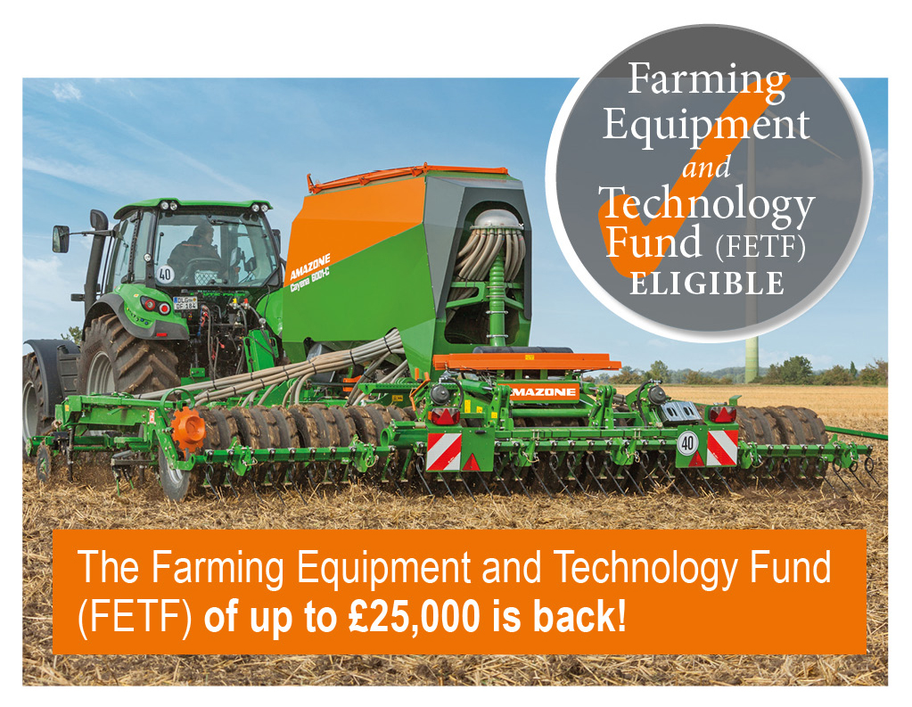 The Farming Equipment and Technology Fund (FETF) of up to £25,000 is back!