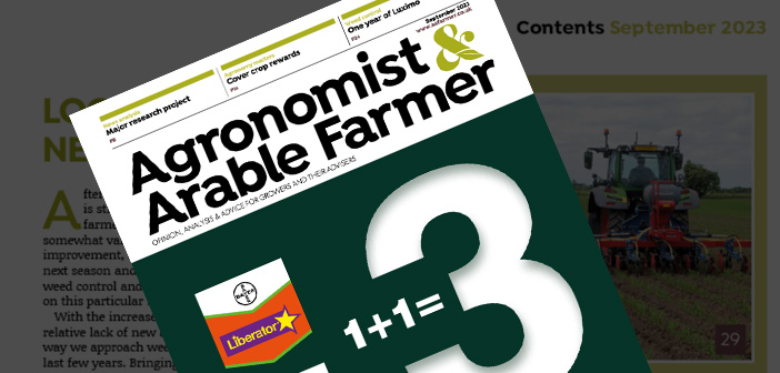 Agronomist & Arable Farmer September 2023