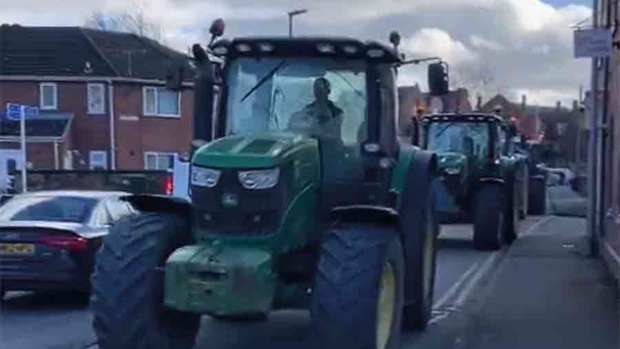 Farming protests erupt across the UK against new government regulation